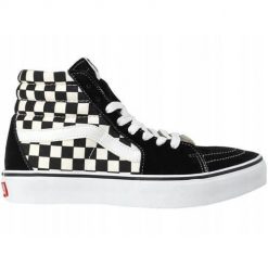 Buty do chodzenia damskie Vans V38CL0002. Czarne buty sportowe na co dzień damskie Vans, bez wzorów, z materiału, trekkingowe. Za 183.00 zł.