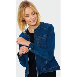 Kurtka jeansowa. Kurtki damskie Greenpoint, bez wzorów, z bawełny, bez kaptura. Za 149.99 zł.