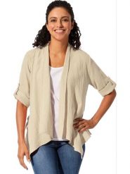 WITT WEIDEN Kardigan w kolorze beżowym rozmiar: 38. Brązowe kardigany damskie WITT WEIDEN, bez wzorów, z bawełny. Za 56.99 zł.