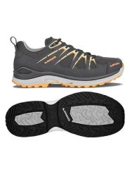 LOWA Buty trekkingowe "Innox Evo GTX" w kolorze szarym rozmiar: 38. Szare obuwie trekkingowe damskie Lowa. Za 408.49 zł.