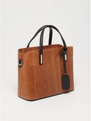 Victor & Hugo Paris Skórzana torebka "Rafa" w kolorze jasnobrązowym - 32 x 25 x 13,5 cm rozmiar: onesize. Brązowe torebki klasyczne damskie Victor & Hugo Paris, bez wzorów, z materiału, bez dodatków. Za 260.99 zł.