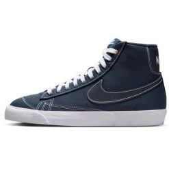 Buty Nike Blazer Mid '77 Canvas M DX5550-400 niebieskie. Niebieskie buty sportowe na co dzień męskie z gumy, bez zapięcia. W wyprzedaży za 509.08 zł.
