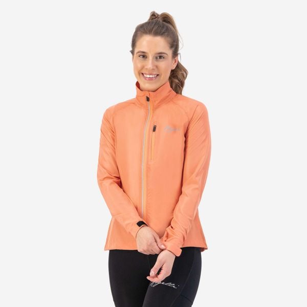 Kurtka wiatrówka do biegania damska Rogelli Core. Brązowe kurtki damskie Rogelli, l, bez wzorów, bez kaptura. Za 227.00 zł.