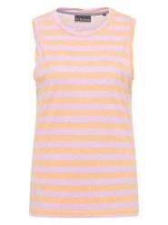 ELBSAND Top "Meevis" w kolorze pomarańczowo-jasnoróżowym rozmiar: S. Pomarańczowe topy damskie ELBSAND, s, bez wzorów, z bawełny, bez kołnierzyka. Za 78.47 zł.