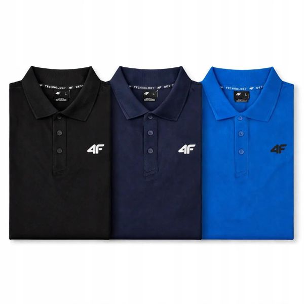 KOSZULKA POLO MĘSKA 4F KOMPLET SPORTOWY ZESTAW 3 SZTUKI M0770. Koszulki polo męskie 4f, l, z bawełny, bez ramiączek, na fitness i siłownię. Za 269.97 zł.