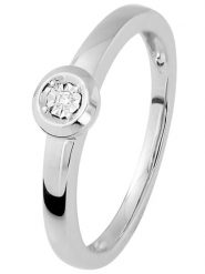 DYAMANT Złoty pierścionek z diamentem rozmiar: 48. Szare pierścionki damskie DYAMANT, z diamentem, złote. Za 1,796.99 zł.