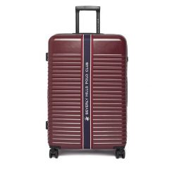 Walizka duża Beverly Hills Polo Club. Czerwone walizki Beverly Hills Polo Club, bez wzorów, duże. Za 399.99 zł.