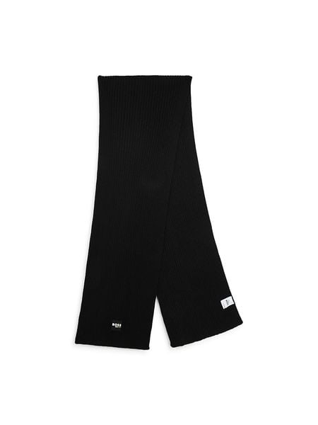 Hugo Boss Kids Szal w kolorze czarnym rozmiar: 116-152. Czarne szaliki dziecięce Hugo Boss Kids, bez ramiączek. Za 183.15 zł.