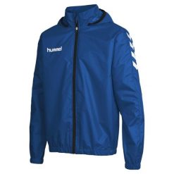 Kurtka ortalionowa sportowa dla dorosłych Hummel Core Spray Jacket. Niebieskie kurtki treningowe męskie HUMMEL, m, bez wzorów, z materiału, do piłki ręcznej. Za 80.00 zł.