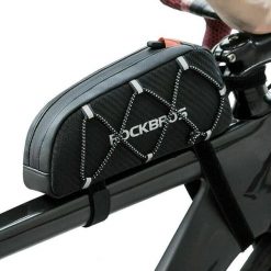 Torebka na ramę rowerową Rockbros 039BK 1l. Czarne torebki klasyczne damskie ROCKBROS, bez wzorów, bez dodatków. Za 69.00 zł.