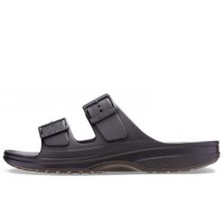 Sandały Crocs Saturday Sandal W Damskie. Czarne sandały damskie Crocs, bez wzorów, z materiału, bez obcasa. Za 199.99 zł.
