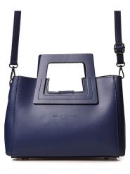 Maison héritage PARIS Skórzana torebka "Jini" w kolorze granatowym - 30 x 22 x 10 cm rozmiar: onesize. Niebieskie torebki klasyczne damskie maison héritage PARIS, bez wzorów, z materiału, bez dodatków. Za 304.99 zł.