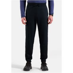 Spodnie dresowe Odlo Pants regular length ESSENTIAL THERMAL. Czarne spodnie dresowe męskie Odlo, na lato, bez wzorów, z dresówki. Za 409.99 zł.