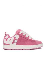 DC Shoes Sneakersy CEOWB-V5-10117K Różowy. Czerwone buty sportowe dziewczęce DC Shoes, bez wzorów, ze skóry, bez zapięcia. Za 179.99 zł.