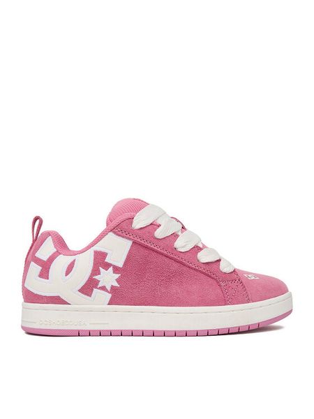 DC Shoes Sneakersy CEOWB-V5-10117K Różowy. Czerwone buty sportowe dziewczęce DC Shoes, bez wzorów, ze skóry, bez zapięcia. Za 179.99 zł.