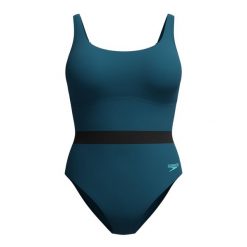 Strój pływacki jednoczęściowy damski Speedo Shaping LuniaGlow One Piece. Niebieskie stroje jednoczęściowe damskie Speedo, l, bez wzorów. Za 269.99 zł.