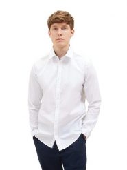 Tom Tailor Koszula - Regular fit - w kolorze białym rozmiar: XXL. Białe koszule męskie Tom Tailor, xxl, bez wzorów, bez kołnierzyka, bez ramiączek. Za 70.08 zł.