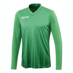 Koszulka bramkarska Macron gemini. Zielone t-shirty sportowe męskie Macron, bez ramiączek, do piłki nożnej. Za 252.50 zł.