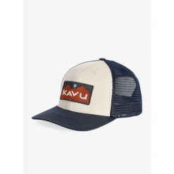 Czapka z daszkiem Kavu Above Standard - river wild. Niebieskie czapki męskie KAVU, bez wzorów. Za 114.99 zł.