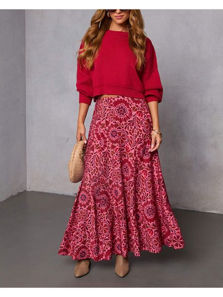 Milan Kiss Spódnica w kolorze różowym rozmiar: M. Różowe spódniczki damskie Milan Kiss, m, bez wzorów, maxi. Za 187.52 zł.