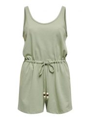 ONLY Kombinezon "Ellie" w kolorze jasnozielonym rozmiar: XL. Zielone kombinezony damskie Only, xl, bez wzorów, bez kołnierzyka, bez ramiączek. Za 52.79 zł.