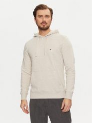 Tommy Hilfiger Bluza Essential MW0MW37235 Beżowy Regular Fit. Brązowe bluzy bez kaptura męskie Tommy Hilfiger, m, z bawełny. Za 349.99 zł.