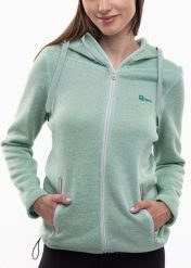 Bluza damska Bjorn Miravidi. Zielone bluzy sportowe damskie Björn Borg, na jesień, xl, bez wzorów, z materiału, bez ramiączek, długie, z kapturem. Za 105.99 zł.