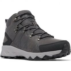 Buty trekkingowe męskie Columbia BM3514033. Szare buty trekkingowe męskie Columbia, z materiału, bez zapięcia, trekkingowe. Za 708.00 zł.