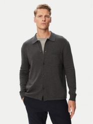 Tommy Hilfiger Kardigan Essential MW0MW40432 Szary Regular Fit. Szare kardigany męskie Tommy Hilfiger, l, bez wzorów, z bawełny, bez kołnierzyka. Za 529.99 zł.