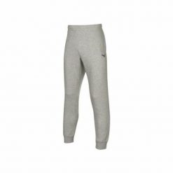 Spodnie dresowe Mizuno. Szare spodnie dresowe męskie Mizuno, bez wzorów, z dresówki. Za 203.50 zł.