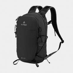Plecak Alpinus Oliero 22 czarny PO35501. Czarne plecaki damskie Alpinus, bez wzorów, z materiału, biznesowe. Za 299.00 zł.