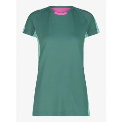 Koszulka szybkoschnąca damska CMP Maila T-Shirt Trail. Zielone bluzki sportowe damskie CMP, bez wzorów, bez ramiączek. Za 125.99 zł.