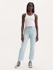 Levi's Dżinsy "501" - Regular fit - w kolorze błękitnym rozmiar: W27/L26. Niebieskie jeansy damskie Levi's, z podwyższonym stanem. Za 158.10 zł.