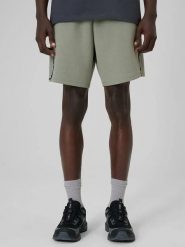 4F Szorty dresowe w kolorze khaki rozmiar: L. Brązowe szorty męskie 4f, bez wzorów, z dresówki. Za 83.42 zł.