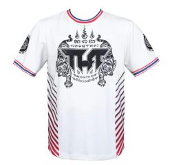 Koszulka Treningowa TUFF True Power White Twin Tigers. Białe szorty męskie TUFF, bez wzorów, z materiału, biznesowe. Za 119.00 zł.