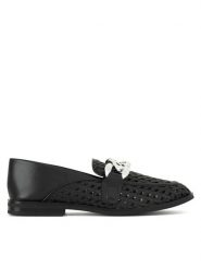 Badura Mokasyny CALLA-V179217-325 Czarny. Czarne mokasyny damskie Badura, ze skóry. Za 299.99 zł.