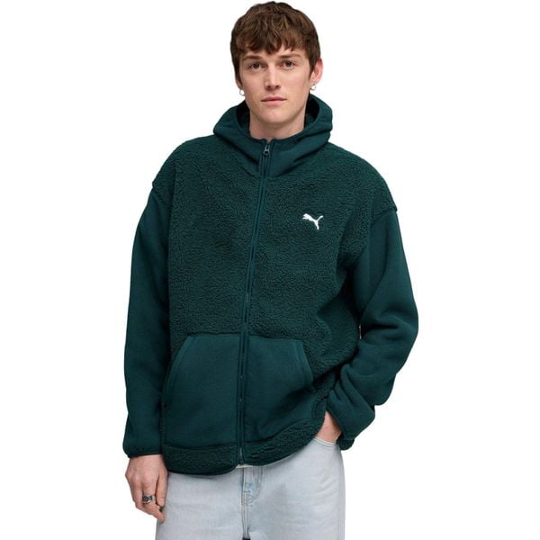 Bluza z kapturem Puma Ess Elevated Relaxed Winterized, Mężczyźni. Zielone bluzy z kapturem męskie Puma, m, z poliesteru. Za 490.00 zł.