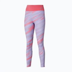 Legginsy do biegania damskie Mizuno 7/8 Printed. Fioletowe legginsy sportowe damskie Mizuno, m, bez wzorów, z elastanu, do biegania. Za 179.99 zł.