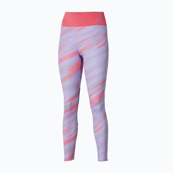 Legginsy do biegania damskie Mizuno 7/8 Printed. Fioletowe legginsy sportowe damskie Mizuno, m, bez wzorów, z elastanu, do biegania. Za 179.99 zł.
