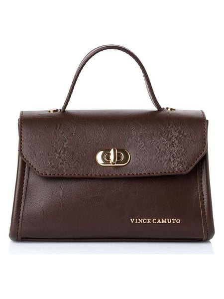 Vince Camuto Torebka "Gela" w kolorze brązowym - 20 x 12,5 x 8 cm rozmiar: onesize. Brązowe torebki klasyczne damskie Vince Camuto, bez wzorów, z materiału, bez dodatków. Za 159.59 zł.