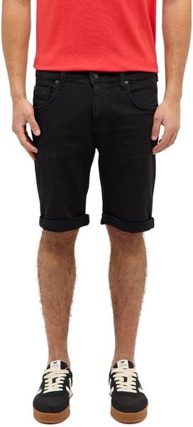 Męskie Szorty Mustang Style Chicago Shorts Z Denim Black 1017454 4000 902. Czarne szorty męskie Mustang, z denimu, bez kołnierzyka. Za 149.99 zł.
