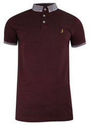 Koszulka POLO Bordowa Bawełniana, Męska, Krótki Rękaw, z Kołnierzykiem, Casualowa -Brave Soul. Czerwone koszulki polo męskie Brave Soul, na lato, m, bez wzorów, z bawełny, bez ramiączek. Za 79.00 zł.