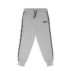 Spodnie do biegania Lonsdale Thelee. Szare spodnie sportowe męskie Lonsdale, z bawełny. Za 279.00 zł.