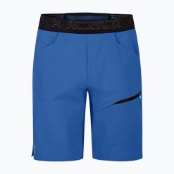 Spodenki trekkingowe męskie Montura Rise Bermuda b. Niebieskie szorty męskie MONTURA, bez wzorów, sportowe. Za 289.99 zł.