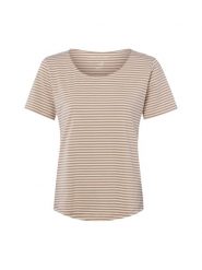 Franco Callegari Koszulka Kobiety Bawełna beżowy|brązowy|wielokolorowy, L. Brązowe t-shirty damskie Franco Callegari, l, bez wzorów, z bawełny, bez kołnierzyka. Za 59.95 zł.