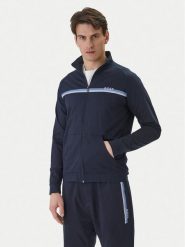 BOSS Bluza Authentic 50554779 Granatowy Regular Fit. Niebieskie bluzy bez kaptura męskie Boss, m, z bawełny. Za 429.99 zł.