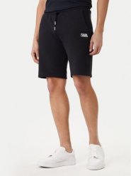 KARL LAGERFELD Szorty sportowe 705783 562917 Granatowy Regular Fit. Niebieskie szorty męskie Karl Lagerfeld, m, z bawełny. Za 369.99 zł.