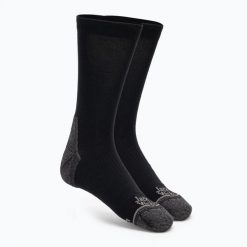Skarpety Jack Wolfskin Urban Merino CL C. Czarne skarpetki męskie Jack Wolfskin, bez wzorów, z elastanu. Za 119.99 zł.