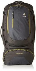 Plecak sportowy trekkingowy wspinaczkowy Deuter Transit 50. Czarne plecaki damskie Deuter, bez wzorów, z materiału, klasyczne. Za 799.91 zł.
