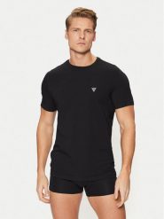 Guess Komplet bielizny U4BG85 KCD31 Czarny. Czarne bokserki męskie Guess, z aplikacjami, z bawełny. Za 139.99 zł.